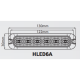 LAP Electrical HLED6A 10-30V IP69K R65 6 LED Warning Light PN: HLED6A